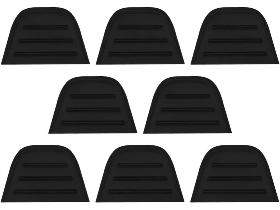 Protetor De Cantos Para Móveis, Proteção Estética E Removível Em Pvc Preto.