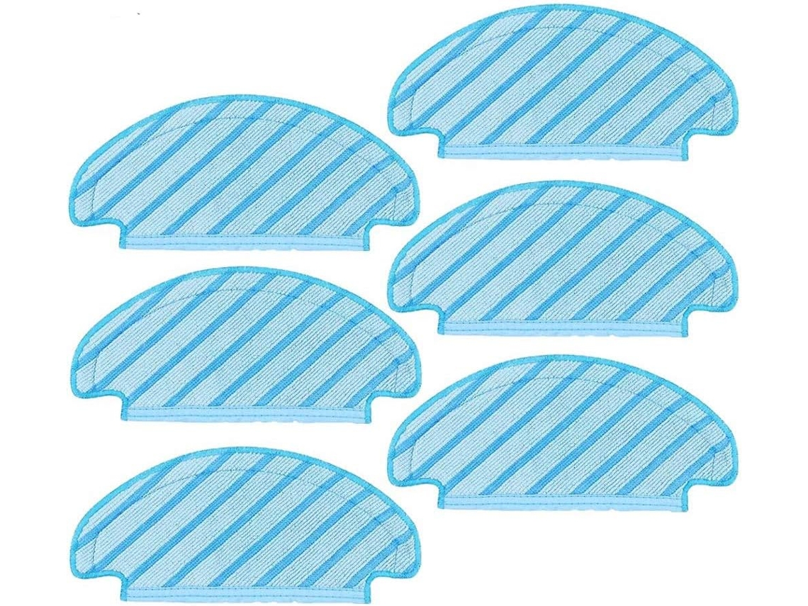 Pacote com 6 Panos de Limpeza para Aspirador de Pó Ecovacs Ozmo T8 BRILVIBERA