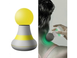 Mini Dispositivo De Fáscia Inteligente Relaxante De Massagem Vibratória De Corpo Inteiro, Estilo: Modelo Comum (amarelo)