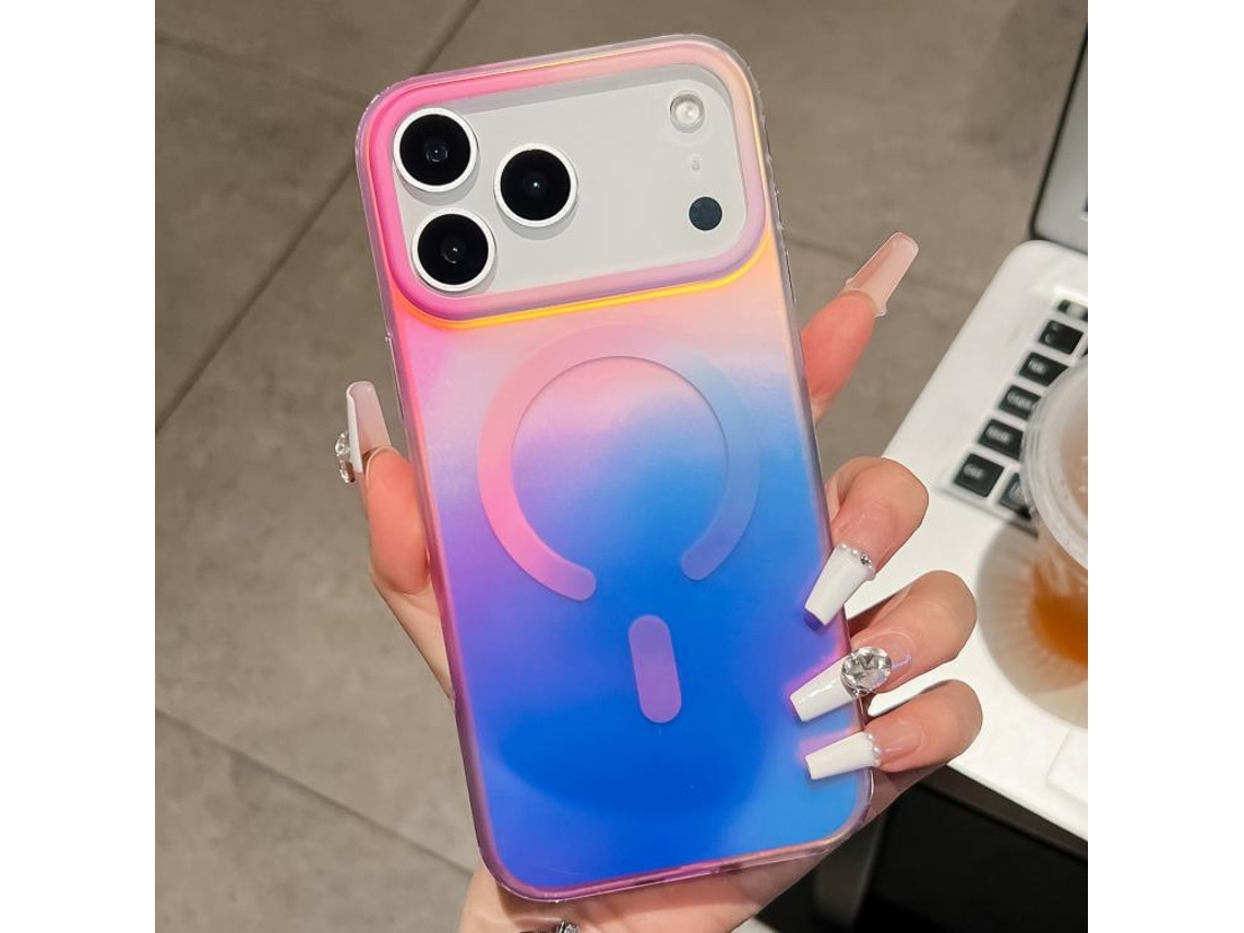 Capa Para Iphone 17 Pro Ink Gen2 Gradient Magsafe Pc Híbrida Tpu