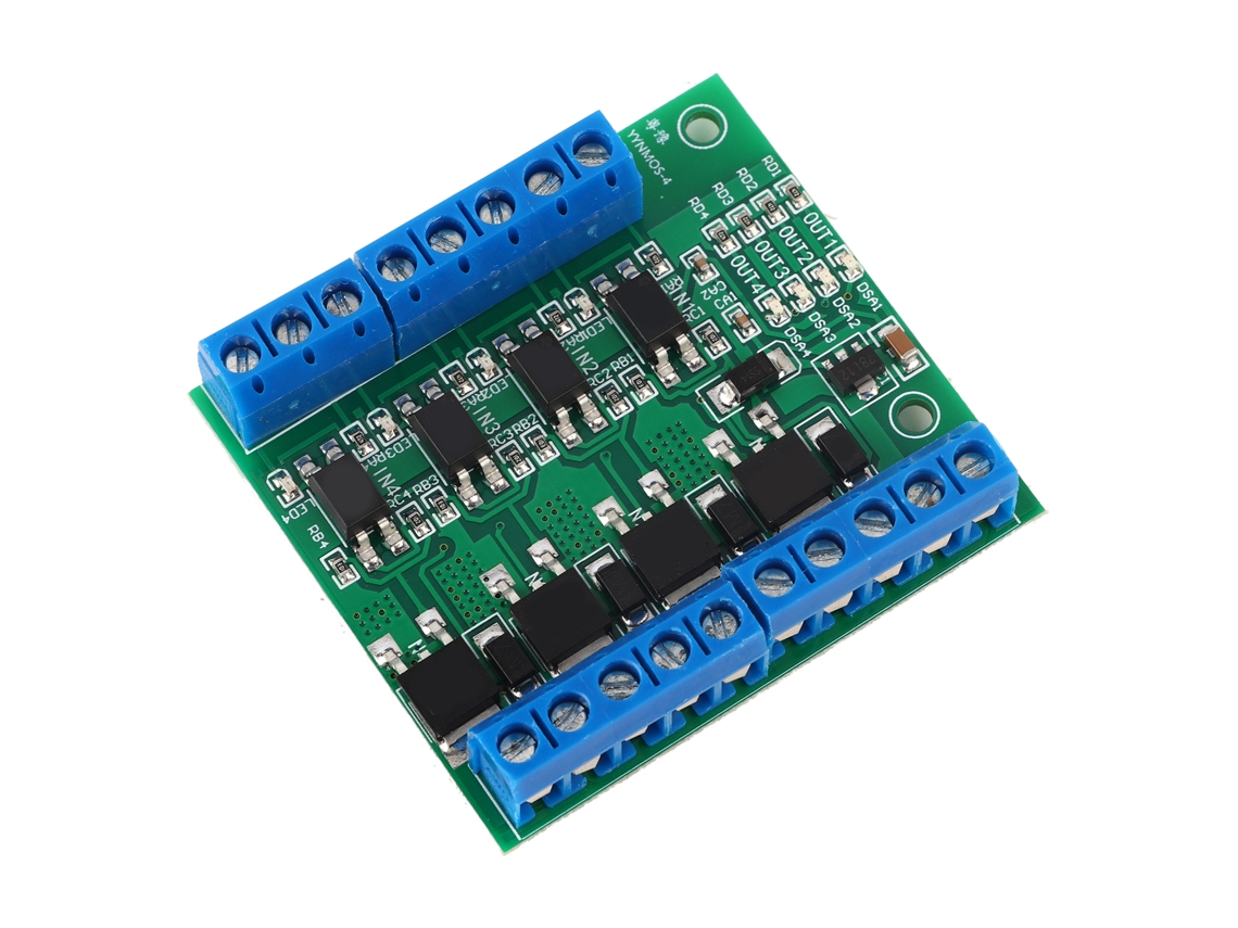 Módulo Controlador PWM 4 Canais Mosfet 3.20v a 3.7 27vdc 10a S/MARCA