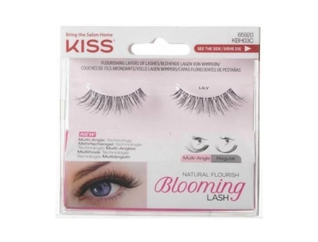 Modelo Lily Conjunto De Cílios Reutilizáveis Tecnologia De Múltiplos Ângulos, Cola Incluída, Leves E Confortáveis De Usar. Kiss