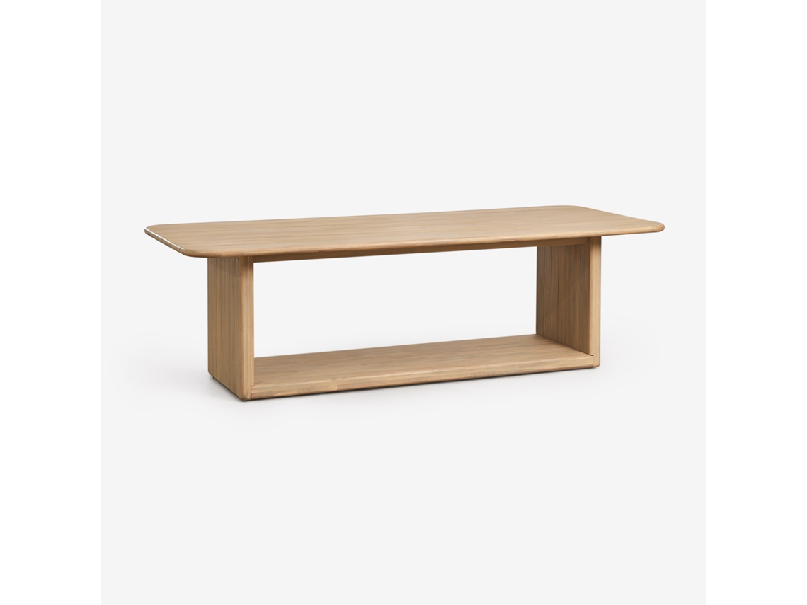 Mesa Retangular em Madeira de Acácia Siena SKLUM (265x120 cm)