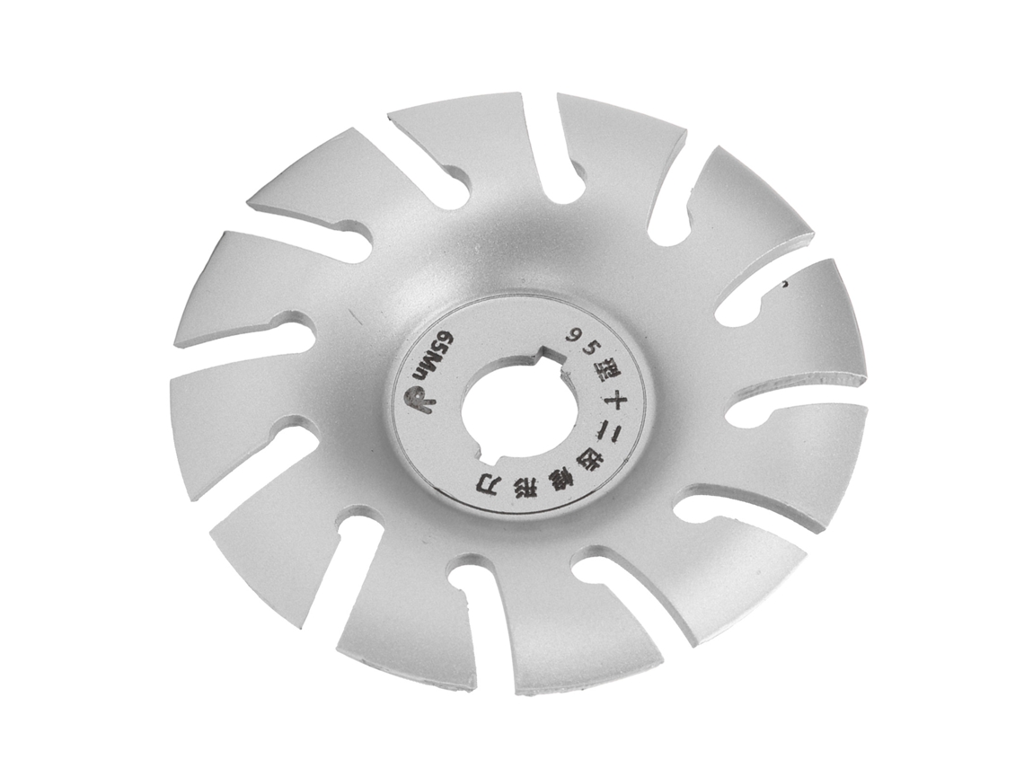 Disco de aço inoxidável com 12 dentes para entalhe em madeira, 95 mm, para esmerilhadeira, para trabalhos em madeira e eletrônica.