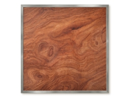 Quadro magnético de parede com textura de madeira para quarto Espelharte (50x50 cm)