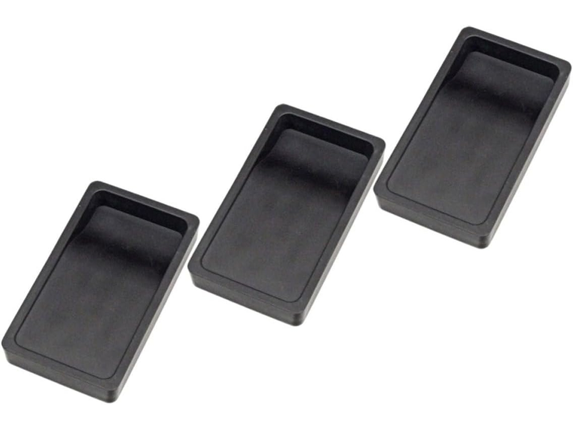 Pedras De Tinta Para Caligrafia Chinesa, 3 Peças, 12,7 Cm (5 Polegadas), Leves, Dupla Face, Para Estudantes.