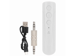 Tipo De Clip 3.5mm 5v Dc Estéreo Usb Adaptador Receptor Bluetooth 4.1 De Áudio Automotivo Branco