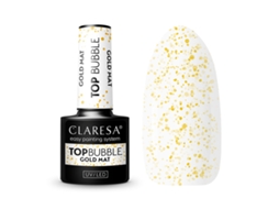 Top Coat Claresa Bubble Gold Matt No Wipe (5 G)