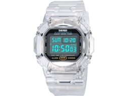 Lurelia Relógio Digital Desportivo, Visor Digital, Led, Cronógrafo, Cronómetro, Alarme, Data/calendário, 12/24h, Duplo Fuso/mostrador, 230 Mm, Resina