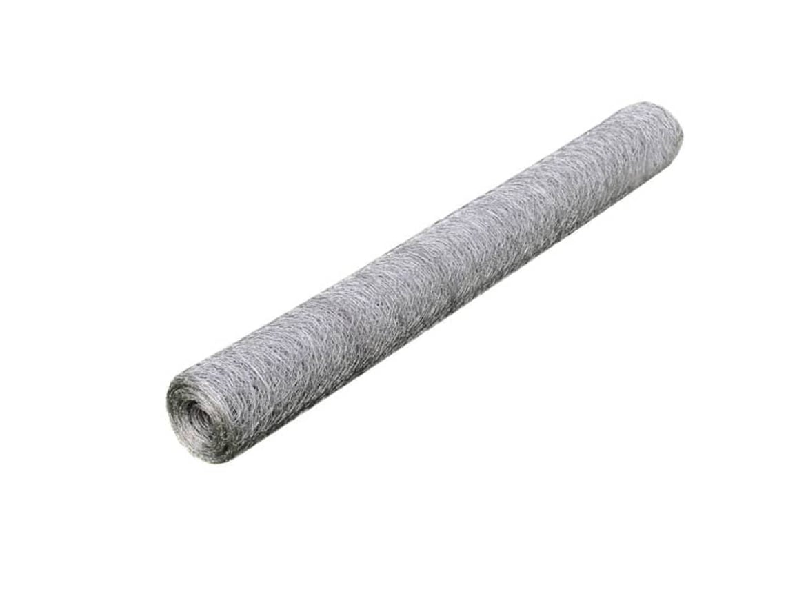 Cerca VIDAXL (Cinzento - Aço Galvanizado - 2500x100 cm)