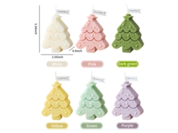Velas Coloridas Sem Fumaça Laxiscreed Para Natal, Casamentos E Decoração Festiva