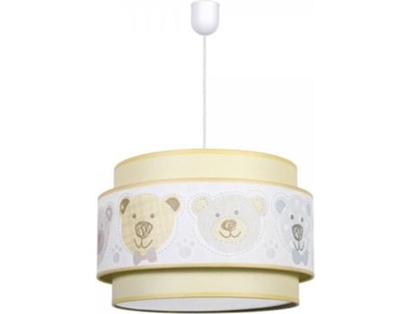 Candeeiro de Teto  Panda (Amarelo - E27 - 60 W - Tecido)