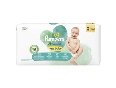 Fralda New Baby Harmonie 48 Tamanho 2 4-8 kg PAMPERS