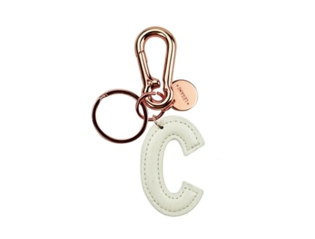 Porta-Chaves Legami Letra C Branco Ink0003