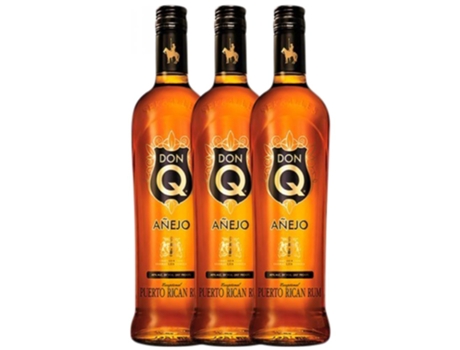 Rum Serrallés Don Q Añejo 70 cl (Caixa de 3 unidades)