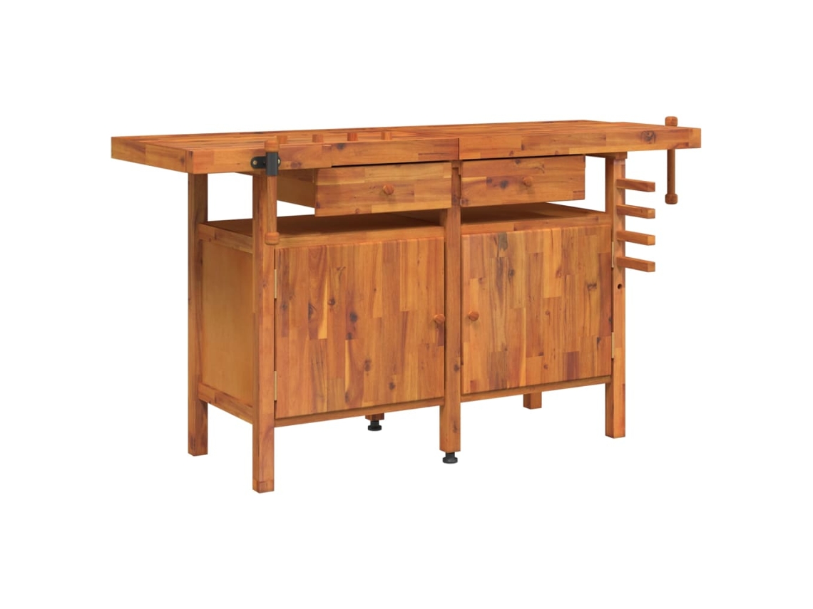 Workbench, Workbenches Vidaxl Marrom Madeira De Acácia (n/a)