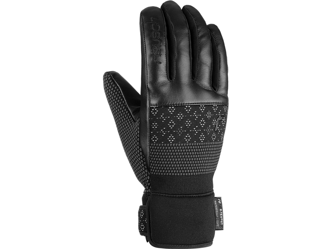 Luvas de Homem REUSCH Re:Knit Elisabeth R-Tex® Xt Preto para Ski (Tamanho: Tamanho 7,5)