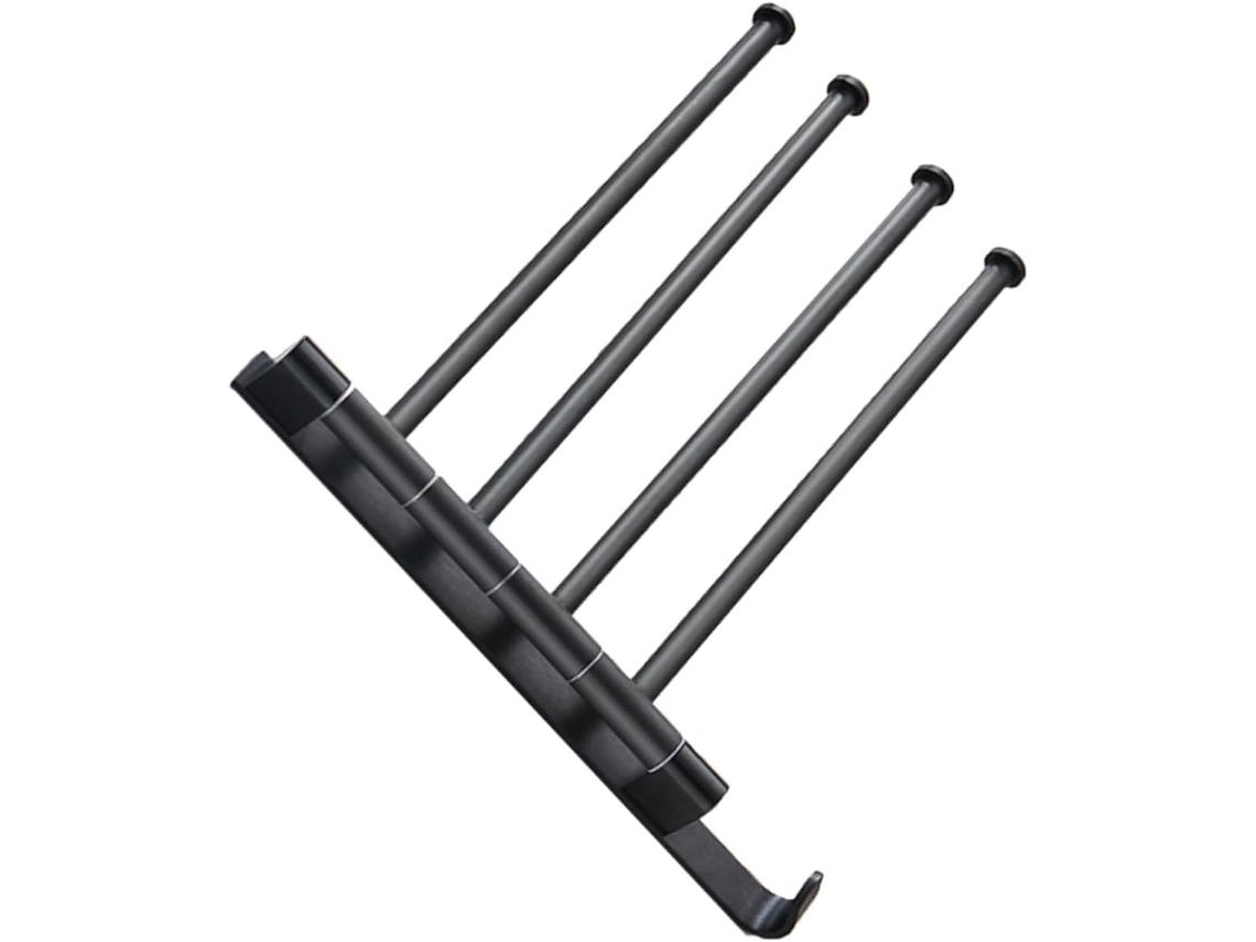 Suporte Giratório Industrial Para Toalhas, Estilo Rústico, Com Acabamento Preto Antigo, Ideal Para Banheiros Que