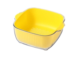 1pcs Cesta De Lavagem De Dupla Camada De Cozinha