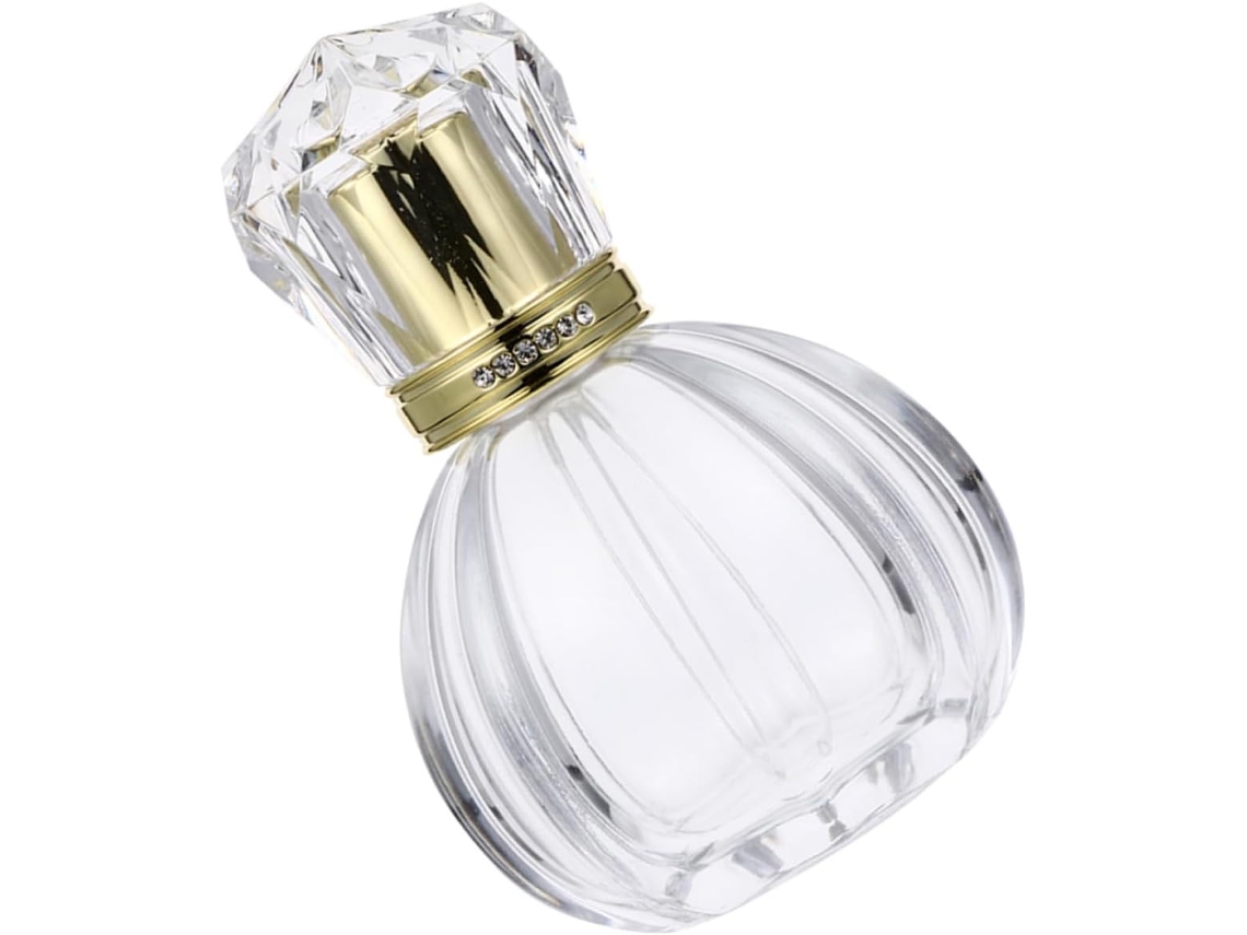 Frasco De Vidro Vazio De 50ml Com Spray, Recarregável Para Perfume, Spray Fino.