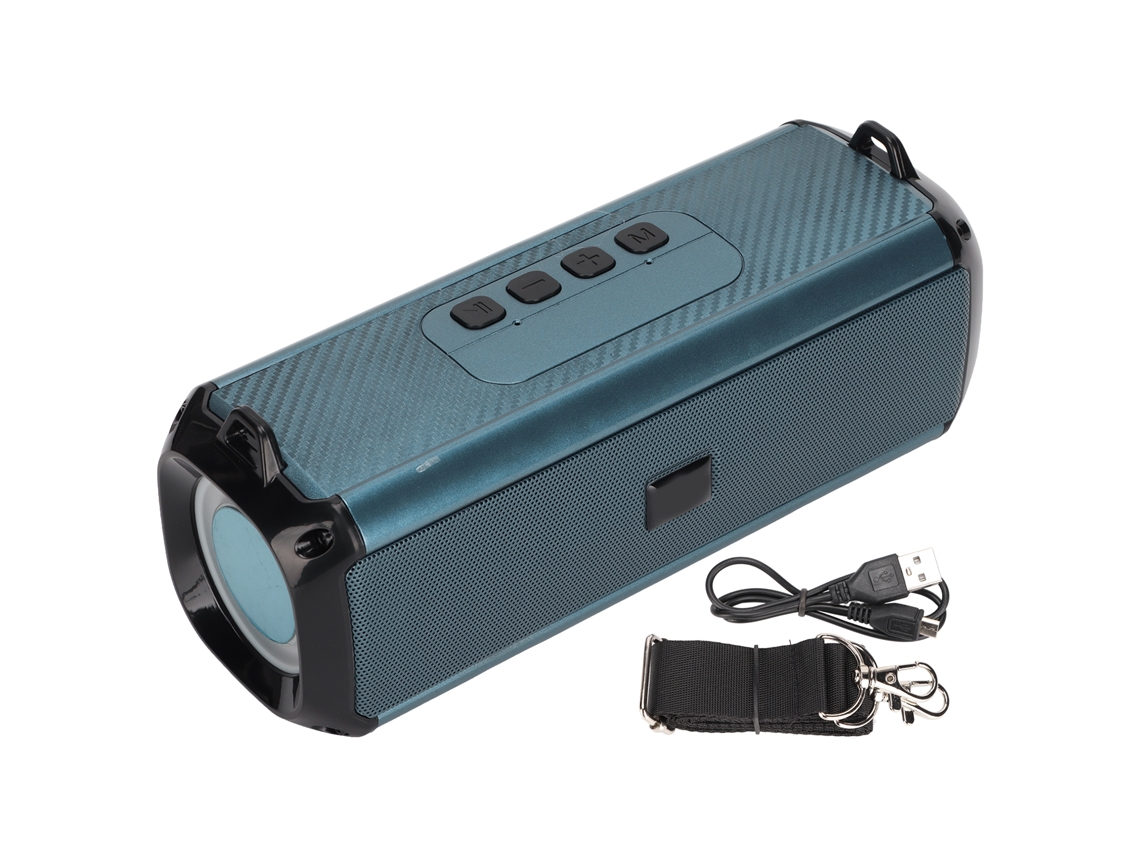 Caixa de Som Bluetooth Portátil EOOCOO com Subwoofer