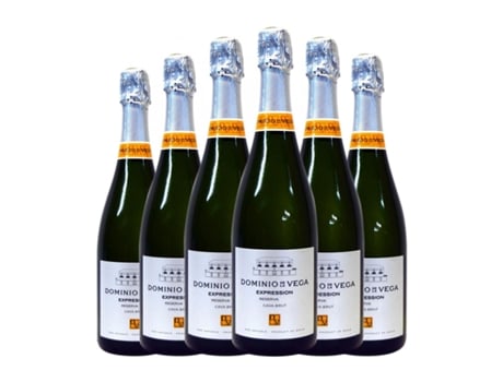 Espumante DOMINIO DE LA VEGA Expression Macabeo Brut Utiel-Requena (0.75 L - 6 Unidades)