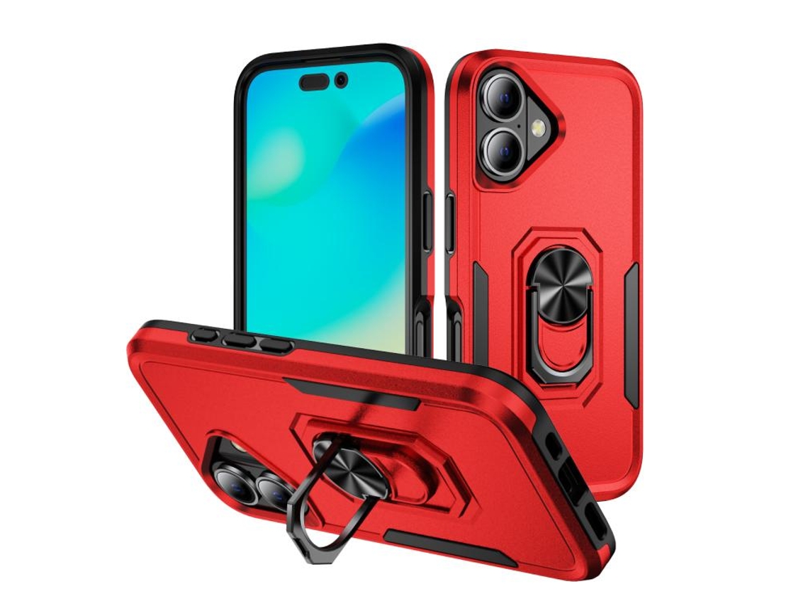 Capa Para Iphone 17 Pioneer Armor Heavy Duty Em Pc Tpu Com Suporte