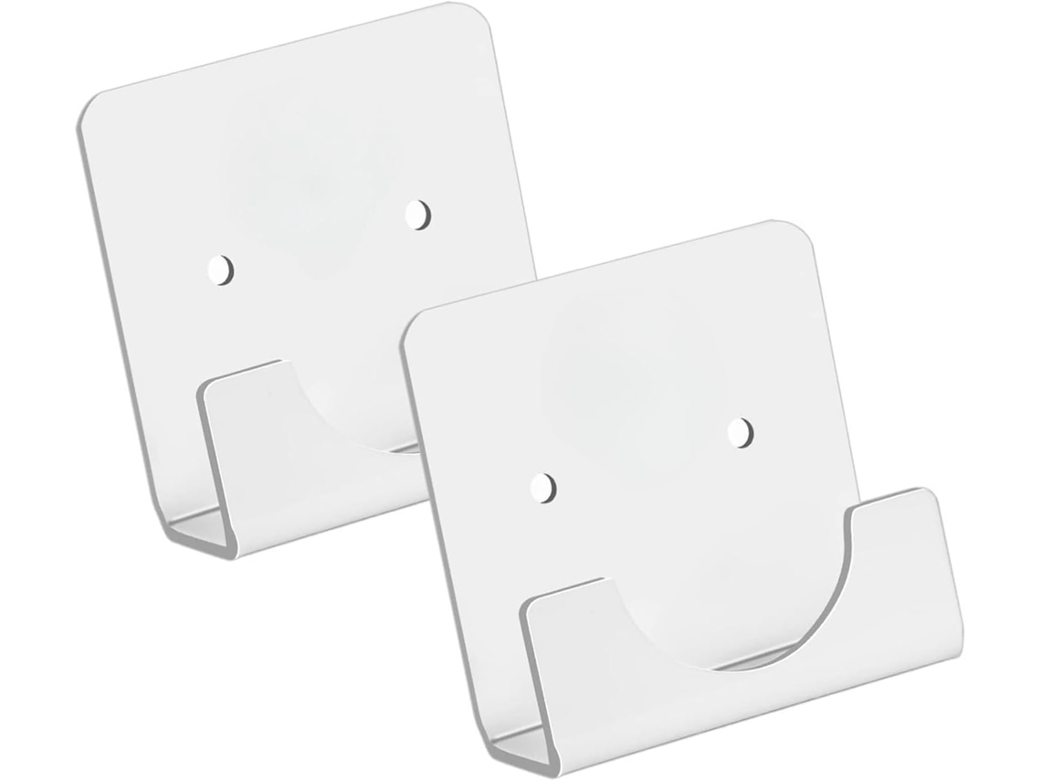 Conjunto De 2 Suportes Adesivos Multiuso Para Barra Cortina Chuveiro, Ideais Para Banheiros E Cozinhas Ferragens Uso