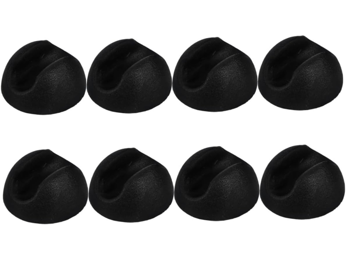 Tehaux 8 Peças Protetores De Piso Antiderrapantes Em Pvc Com Formato Meia Esfera Para Pés Cadeiras E Mesas, Melhoram A