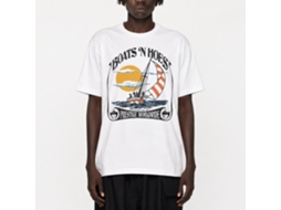 Rockinstone Step Brothers Movie Boats N Presented By White Adult T-shirt Size:xl