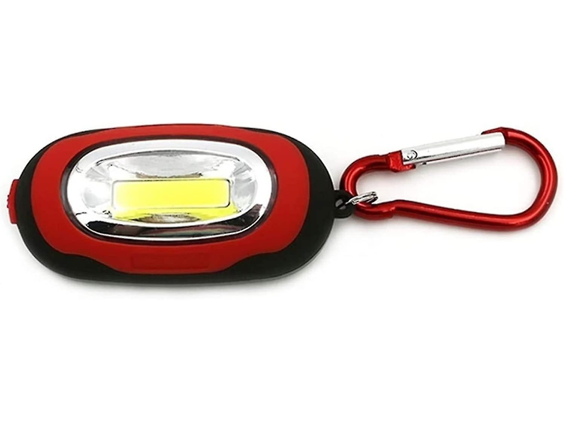 X Lanterna De Acampamento Portátil Cob Chaveiro Mini Tocha Externa Vermelha Olysi Shop