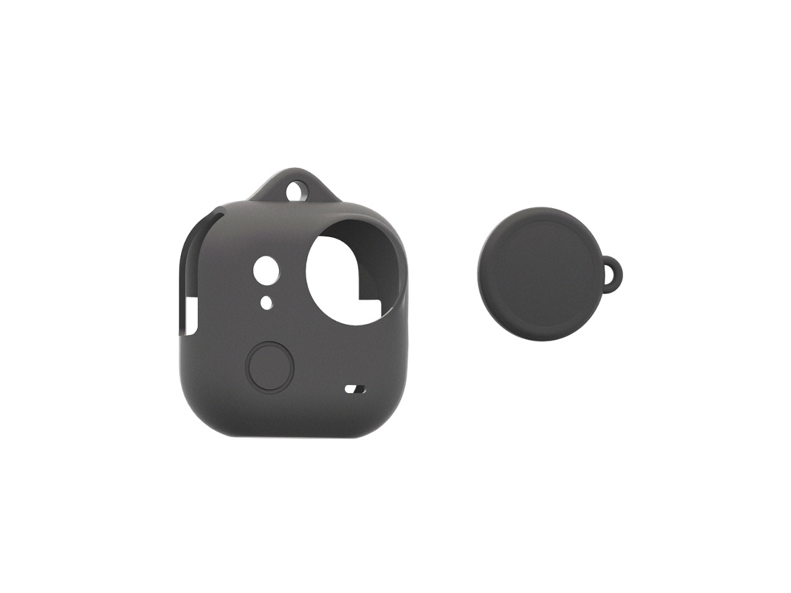 Lurelia Capa De Silicone Compatível Com Insta360 Go Ultra, Proteção Ajustada, Preta