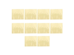 Pegatinas De Puntos Adhesivos Transparentes De Doble Cara Para Uñas Diy 10 Piezas 100 Pegatinas Cada Una 5mm