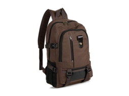 Mochila Business de lona, grande capacidade, para homem, viagem, camping, escola, trabalho