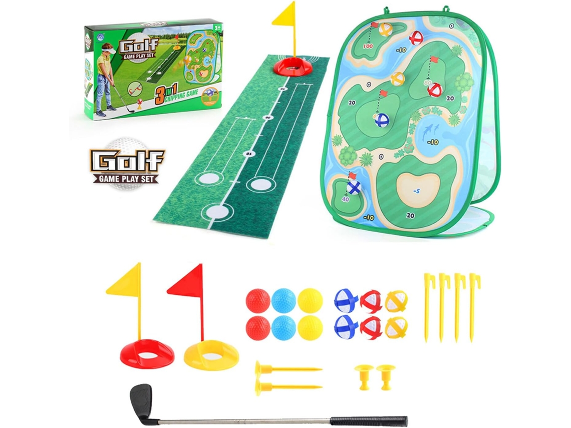 Jogo Para Atividades Ao Ar Livre, Jogo De Golfe Brinquedo Para Diversão Infantil E Jogos Ao Ar Livre, Jogo De Golfe