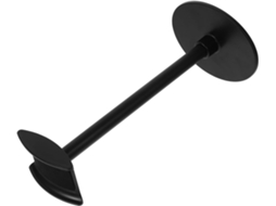 Support Pour Casque Audio Design Simple Et Robuste Détachable En Alliage D'aluminium Noir Base En