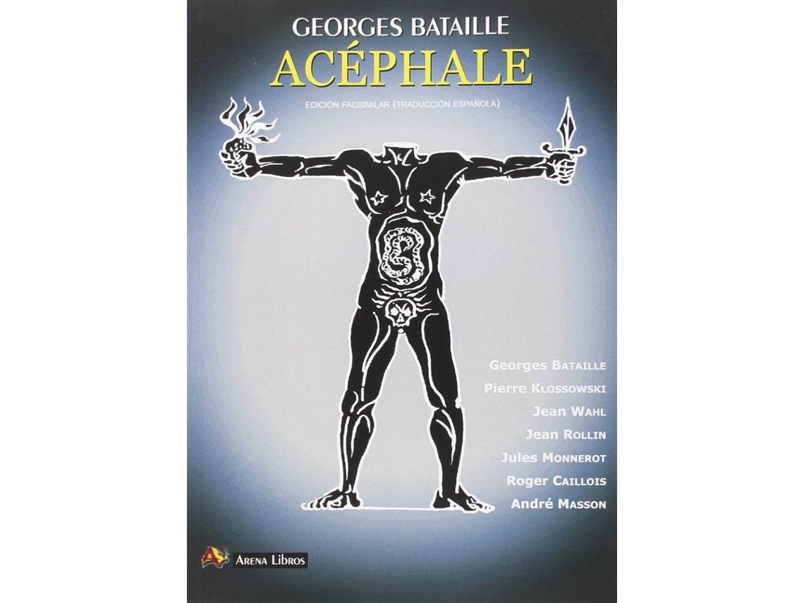 Livro Acephale de Georges Bataille (Espanhol)