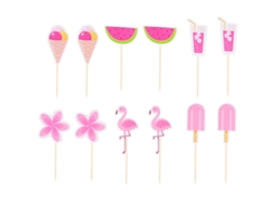 1 Conjunto De Decoração De Bolo Havaiano