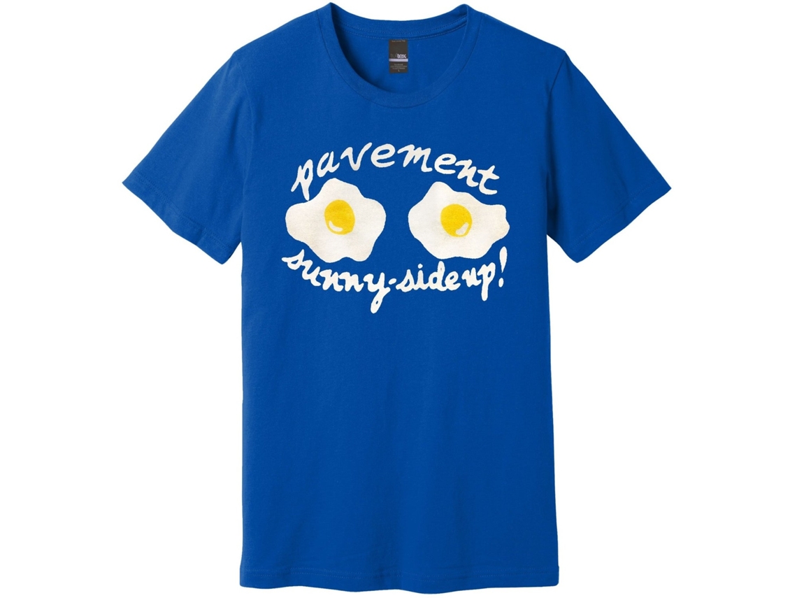 Pavement Sunny Eggs Blue T shirt ROCKINSTONE Unisex Adults Best Sellers Size:m