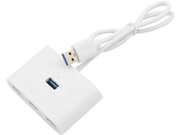 Concentrateur Usb Adaptateur Usb Hub Usb Para Notebook Blanche