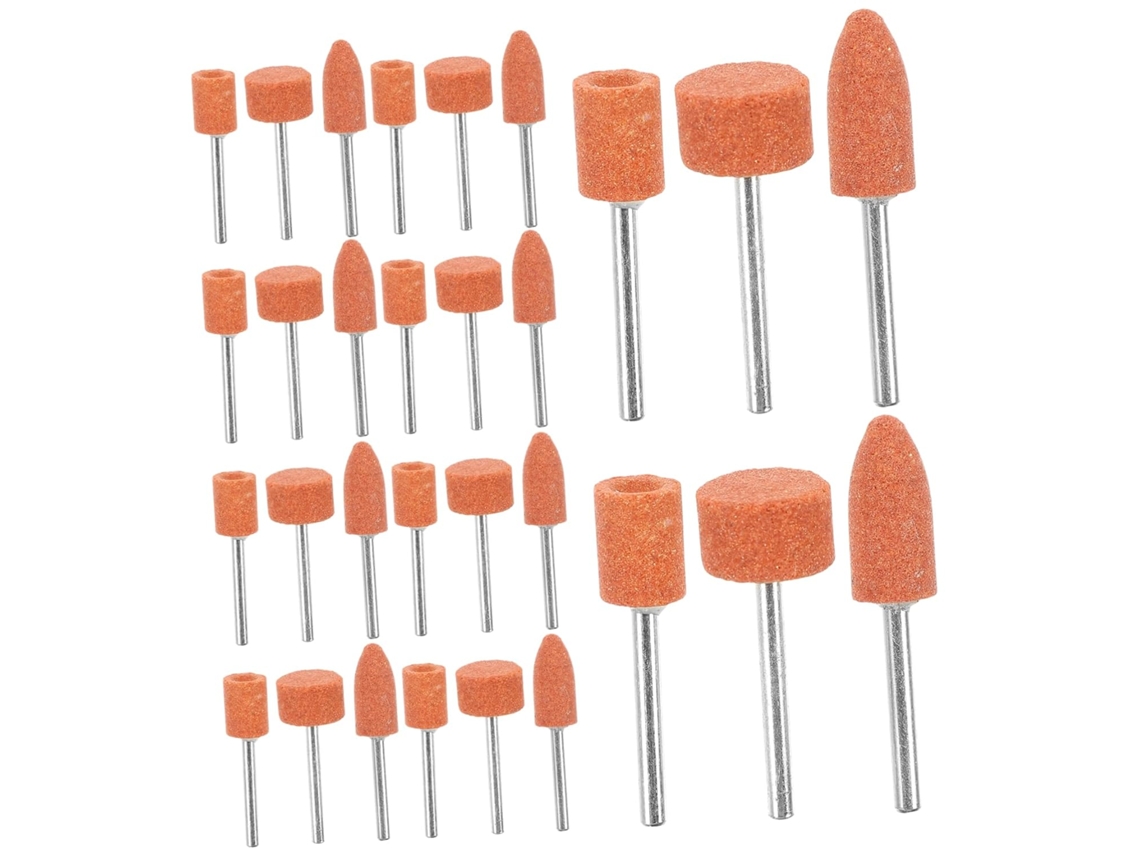 Kit De 42 Pedras Abrasivas Alipis Para Ferramentas Rotativas, Acessórios De Lixamento E Polimento, Grão 1 8, Formatos