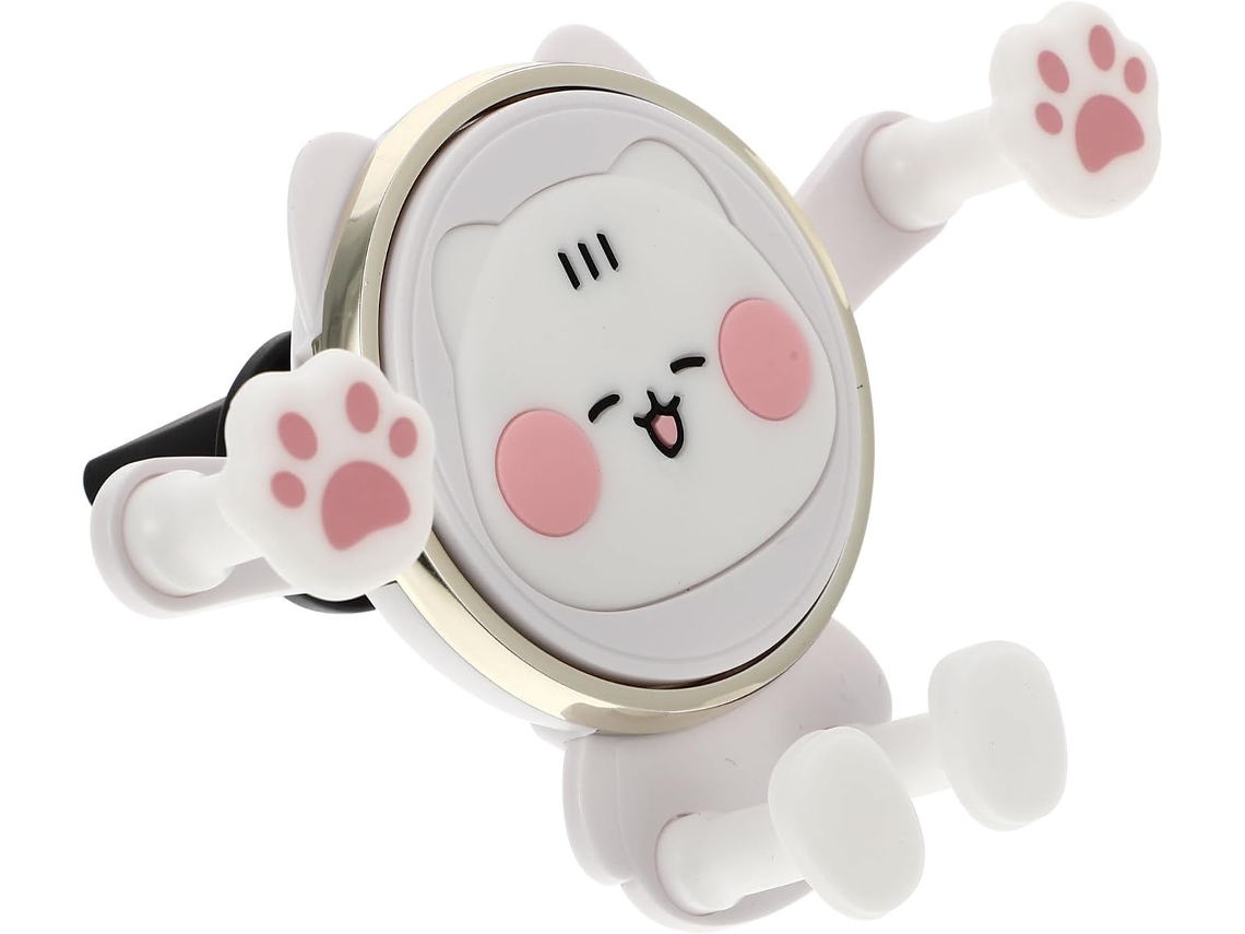 Suporte Branco Para Gps Veicular, Resistente, Em Abs E Silicone.