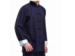 Roupa De Kung Fu Kongfu Bruce Lee Fist Of Fury, Roupa De Artes Marciais Tai Chi Wushu, Azul Marinho Brilvibera