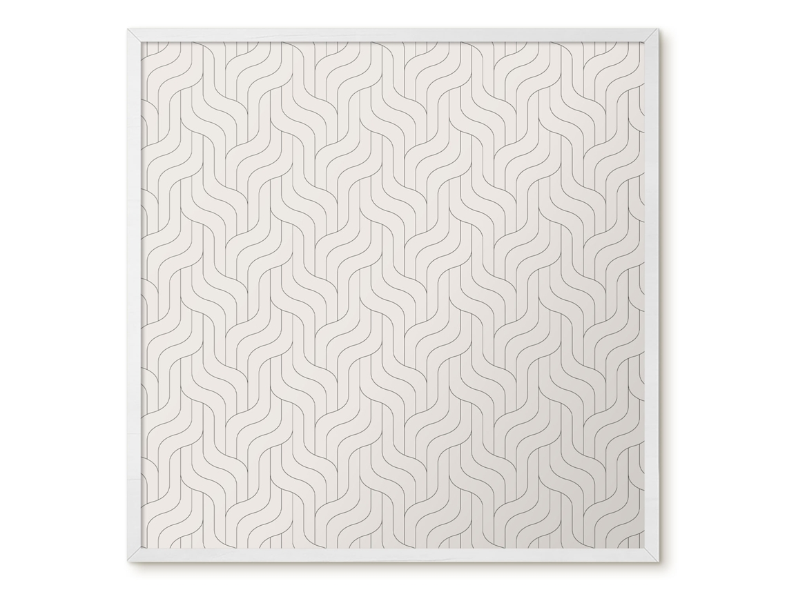 Magnetic Board Marble Elegance For The Living Room Espelharte (50x50 Cm)
