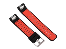 Pulseira Inteligente de Ritmo Cardíaco de Silicone com Múltiplos Buracos, Bicolor, Estrela de Cinco Pontas e Bússola, Pulseira Esportiva EOOCOO