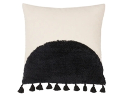 Cuscino Trapuntato Furn. Radiance Bege Preto