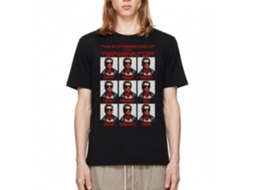 Rockinstone Terminator Expressions Black Adult T-shirt Size:m