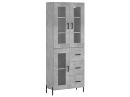 Highboard, Highboards Vidaxl Cinzeto Madeira Processada (n/a)