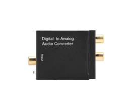 Conversor De Áudio Digital Óptico E Coaxial Para Analógico (chip Duplo, Unidade Desnuda)