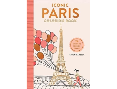 Livro Iconic Paris Coloring Book de Emily Isabella (Inglês)